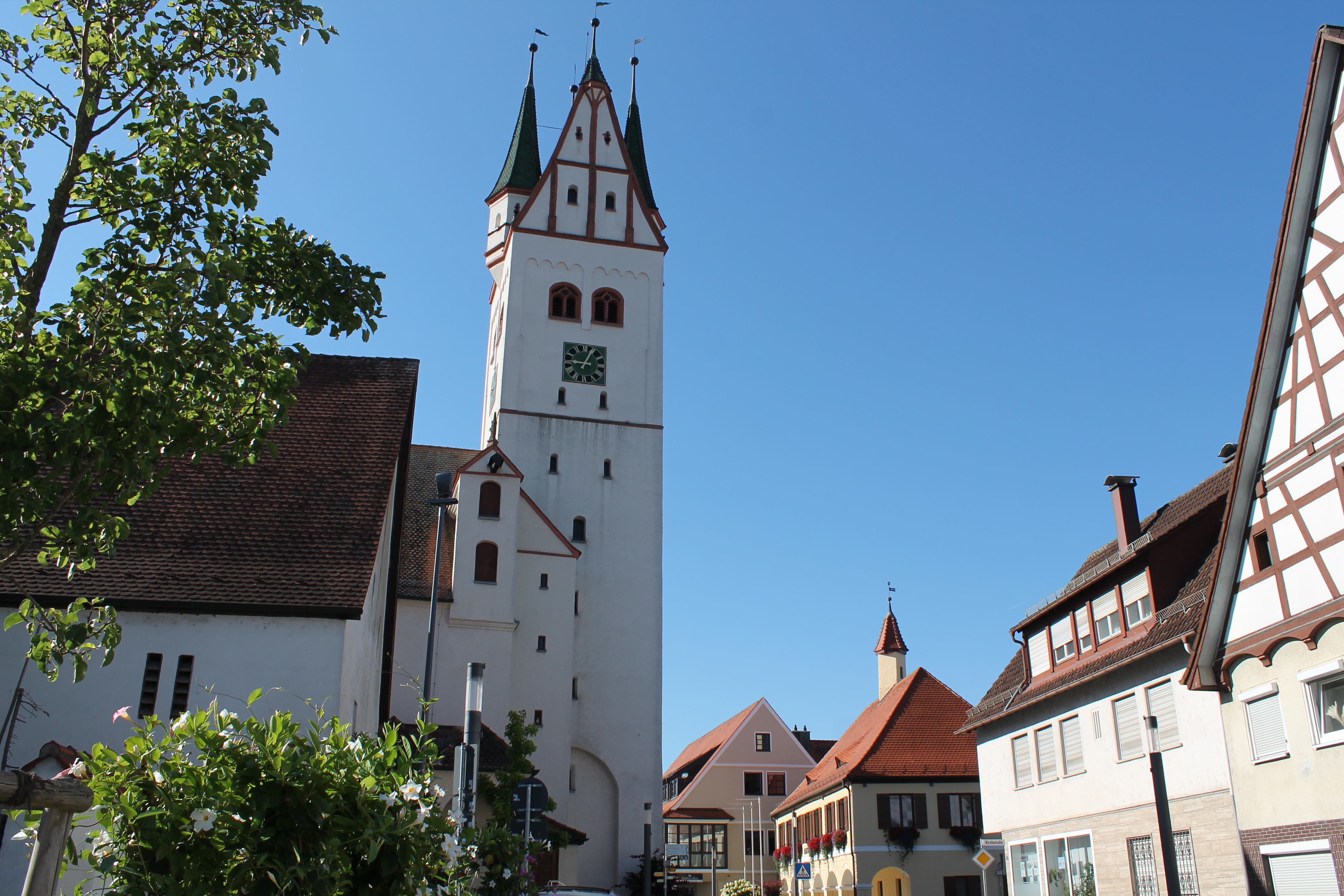Bild vom Dietenheimer Kirchturm